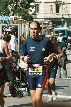 Uli Baumann beim Barcelona-Marathon 2007