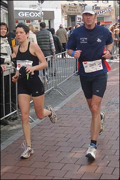 Uli Baumann beim Bonn-Marathon 2008