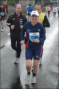 Christel Winkels beim Köln-Marathon 2008