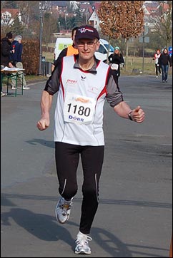 Karl-Heinz Scholten bei den DM im 50km-Lauf Marburg 2011
